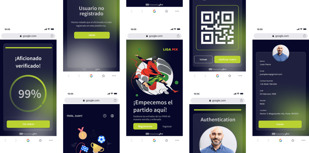 Mockup de LigaMX creado por Launchy
